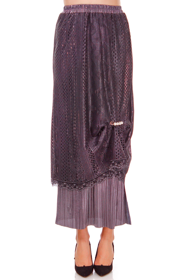 Fusta dantela si saten P-67